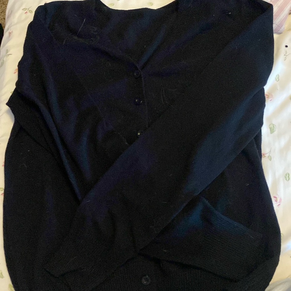 Black cardigan